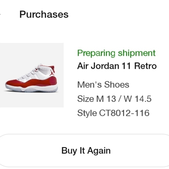 Jordan 11 cherry size 13